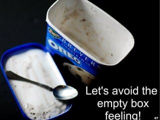 67
Specialized learning object
repositories are nicer!
S. Ternier et al., Interoperability for Searching Learning Object
Repositories: The ProLearn Query Language, D-Lib Magazine,
 