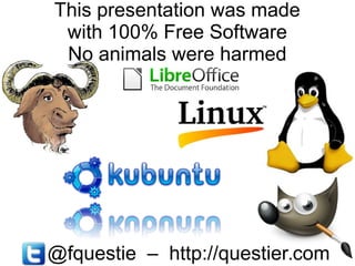 Questions? Thanks!
Questier.com
Frederik AT Questier.com
www.linkedin.com/in/fquestie
www.diigo.com/user/frederikquestier
www.slideshare.net/Frederik_Questier
 