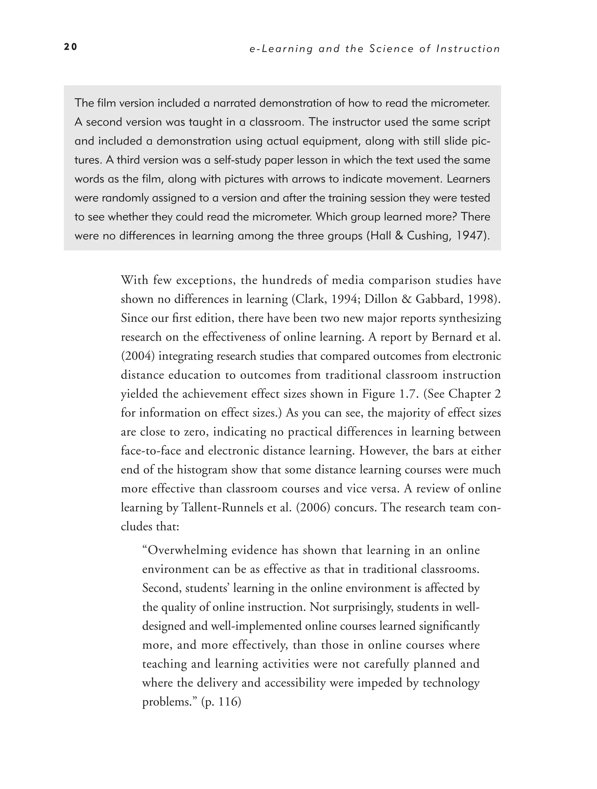 E Learning And The Science Of Instruction