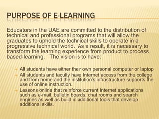 E learning as an alternative method | PPTX