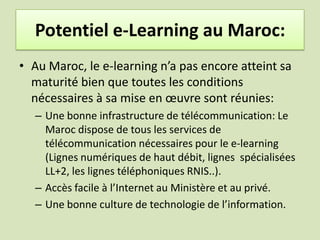 e-Learning en entreprise marocaine