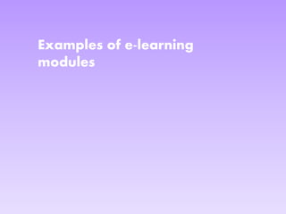 E-learning examples | PPT