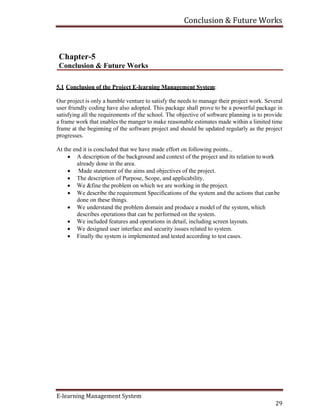 E learning full report | PDF