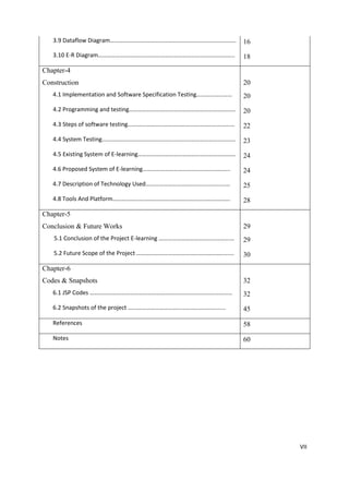 E learning full report | PDF