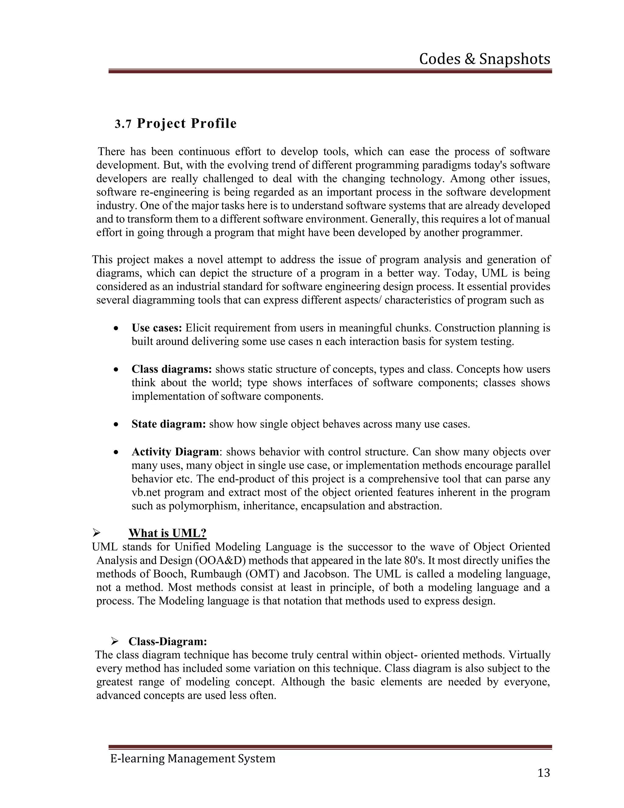E learning project report (Yashraj Nigam) | PDF | Web Development ...