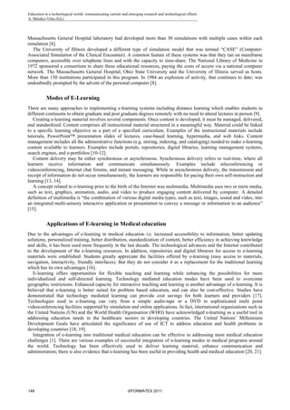 E learning in medical education and blended learning approach | PDF