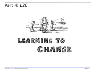 Part 4: L2C




Learning in the Era of the Instant Enterprise   Slide 27
 