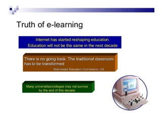 IMPORTANCE OF E-LEARNING | PPTX