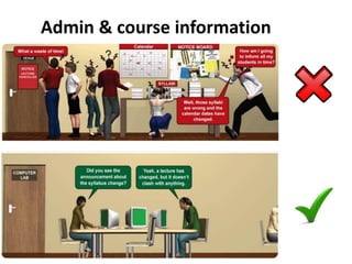 Admin & course information
 