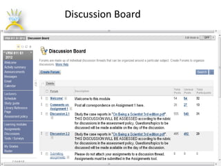 Discussion Board
 