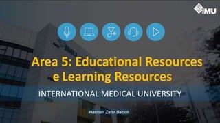 Area5: Educational Resources (eLearning Resoruces)
