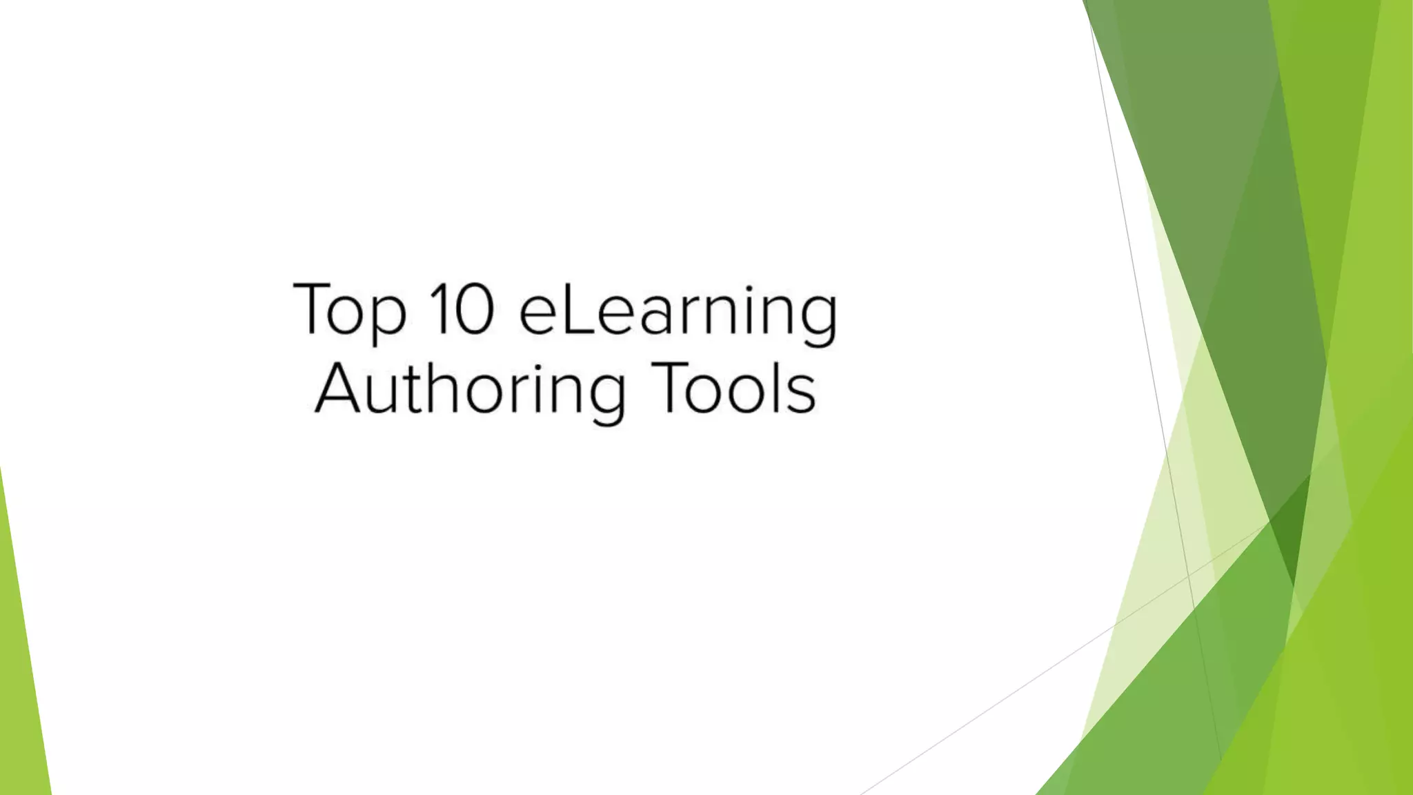 E-Learning Tools & Resources