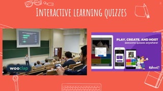 Interactive learning quizzes
20
 