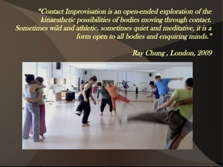 What is Dance Improvisation?