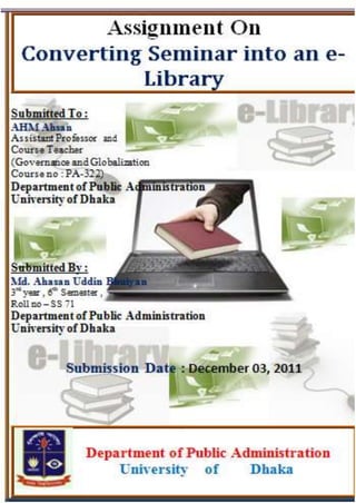PublicAdministration e-Library
e-Library | 1
 