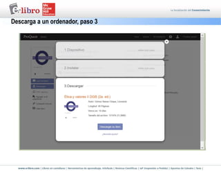 Descarga a un ordenador, paso 3
 