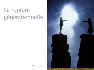 La rupture
générationnelle




          Aller à la vidéo
 