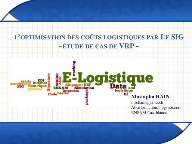 E Logistics Vehicle Routing Problem