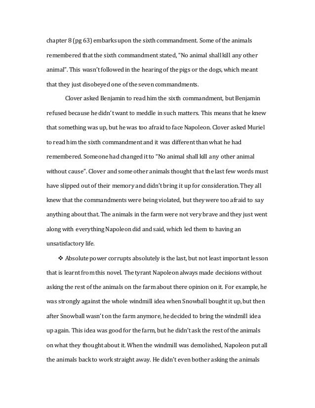 Power Corrupts But Absolute Absolutely Animal Farm Essay Mistyhamel Power Corrupts But Absolute Absolutely Animal Farm Example Of Essay With Thesis Statement also High School And College Essay Corruption Essay In English