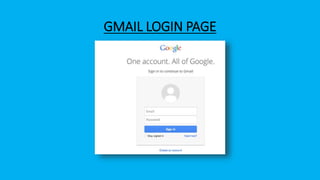 GMAIL LOGIN PAGE
 