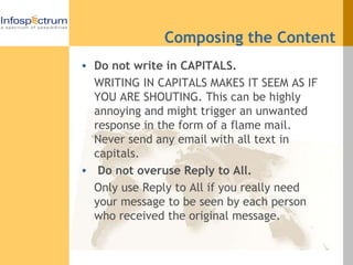 E Mail Ethics and Etiquettes | PPT
