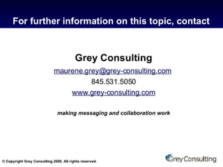 E Mail Management At A Crossroad