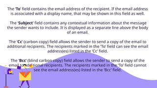 Cc Field Explains all the email concepts, mostly basic but by the end youll know ...