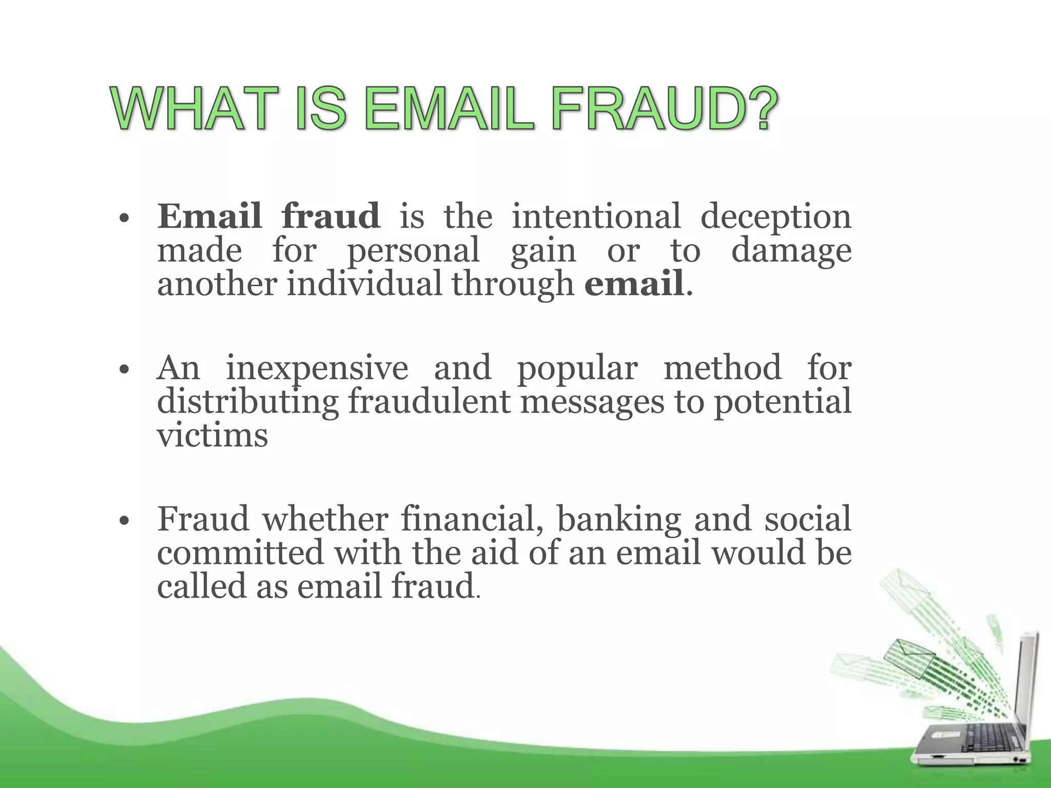 E mail fraud | PPTX
