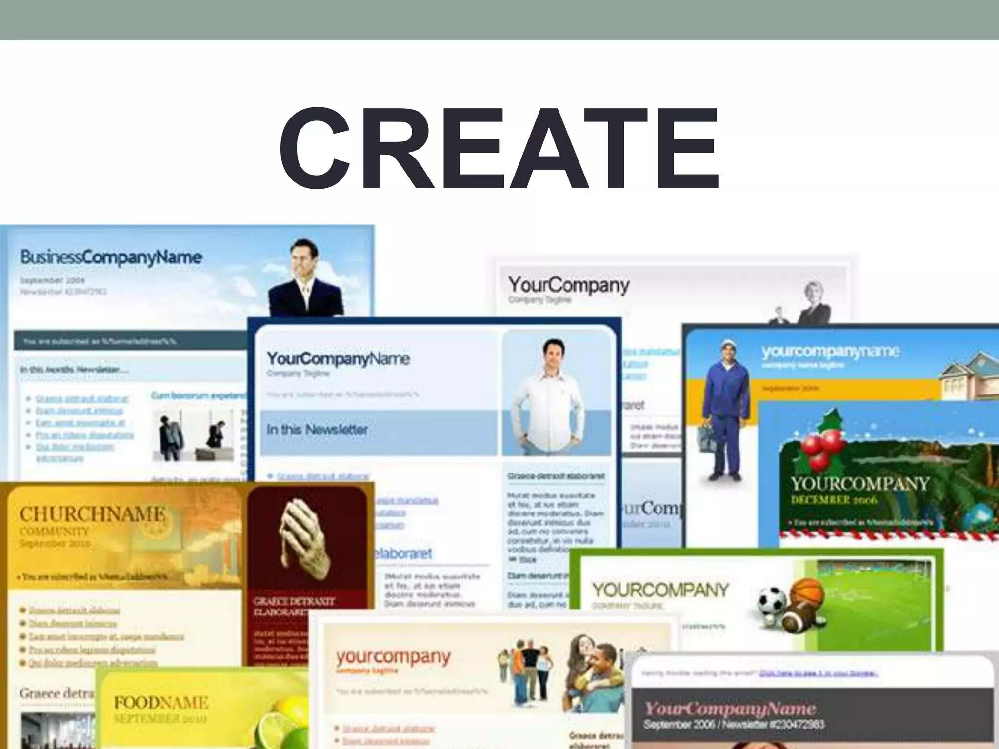 BRAND AWARENESSTransactionalPromotionalNewsletters