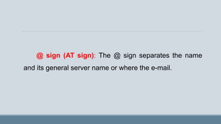 E-mails and Attachments | PPTX