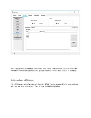 E mail server configuration | PDF