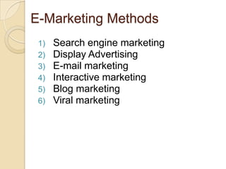 E marketing and Advertisement | PPT