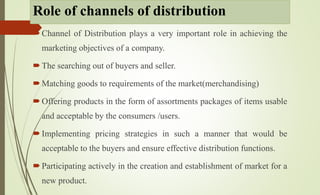 Distribution Channels And Marketing Intermediary In E Marketing
