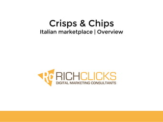 Crisps & Chips
Italian marketplace | Overview
 