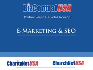 Partner Service & Sales Training E-Marketing & SEO 