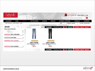 e-MERCHANDISING de Mode
 