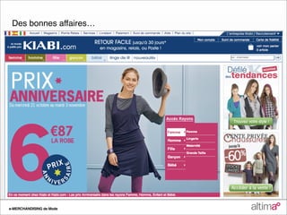 Des bonnes affaires…




e-MERCHANDISING de Mode
 