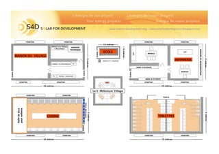 -FENETRE--FENETRE-
------------------------------------ 10 mètres-----------------------------------
----------------5mètres--------------
PORTE
TOILETTES
-FENETRE-
PORTE
LIT
ARMOIREETREFRIGERATEUR
-FENETRE--FENETRE-
-FENETRE-
BUREAU
LIT
BUREAU
BANC D’ATTENTE
BANC D’ATTENTE
------------------------------------ 10 mètres-----------------------------------
----------------5mètres--------------
INFIRMERIE
-FENETRE-
PORTE
-FENETRE--FENETRE-
-FENETRE-
------------------------------------ 10 mètres----------------------------------- ----------------5mètres--------------
PC
PC
PRISES ELECTRIQUE
X RECHARGE
ARMOIRE
TECHNIQUE
MONEY TRANSFERT
MAISON DU VILLAGE
PORTE
CABINES TELEPHONIQUES
PORTE
BANCS ET CHAISES
--5mètres--
----- 10 mètres-----
ECOLE
Le E-Millenium Village
-FENETRE-
PORTE
-FENETRE--FENETRE-
-FENETRE-
------------------------------------ 10 mètres-----------------------------------
----------------5mètres--------------
CUISINE
FONTAINED’EAU
Salledejeux
pourenfants
 