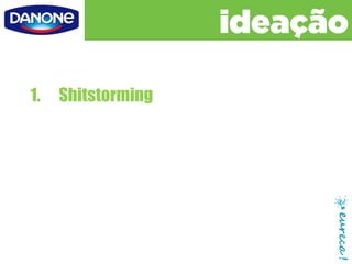 Parceiro Master
ideação
1. Shitstorming
 