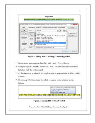 E-Module 2 (MS-Word : Hyperlink)