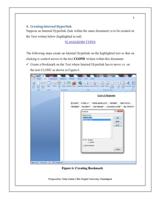 E-Module 2 (MS-Word : Hyperlink)