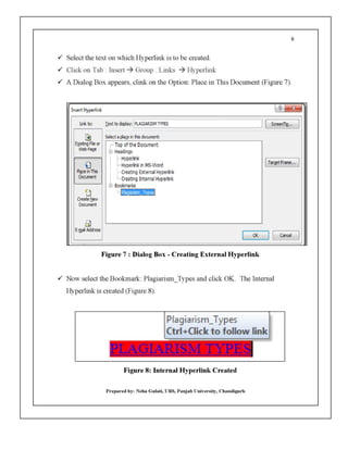E-Module 2 (MS-Word : Hyperlink)
