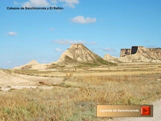 Cabezos de Sanchicorrota y El Rallón.
Leyenda de Sanchicorrota
 