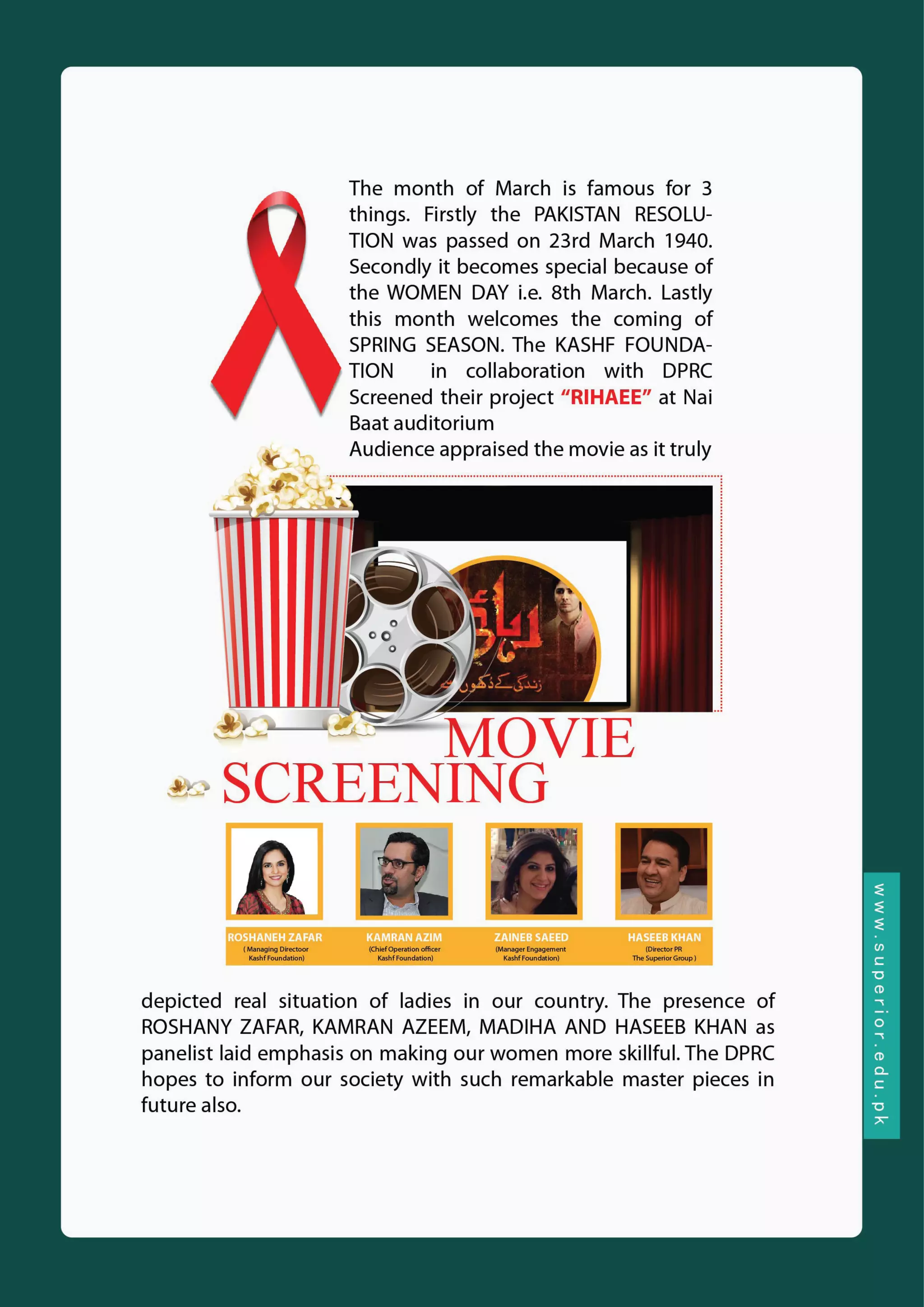 Superiority E - Newsletter April Edition 2014