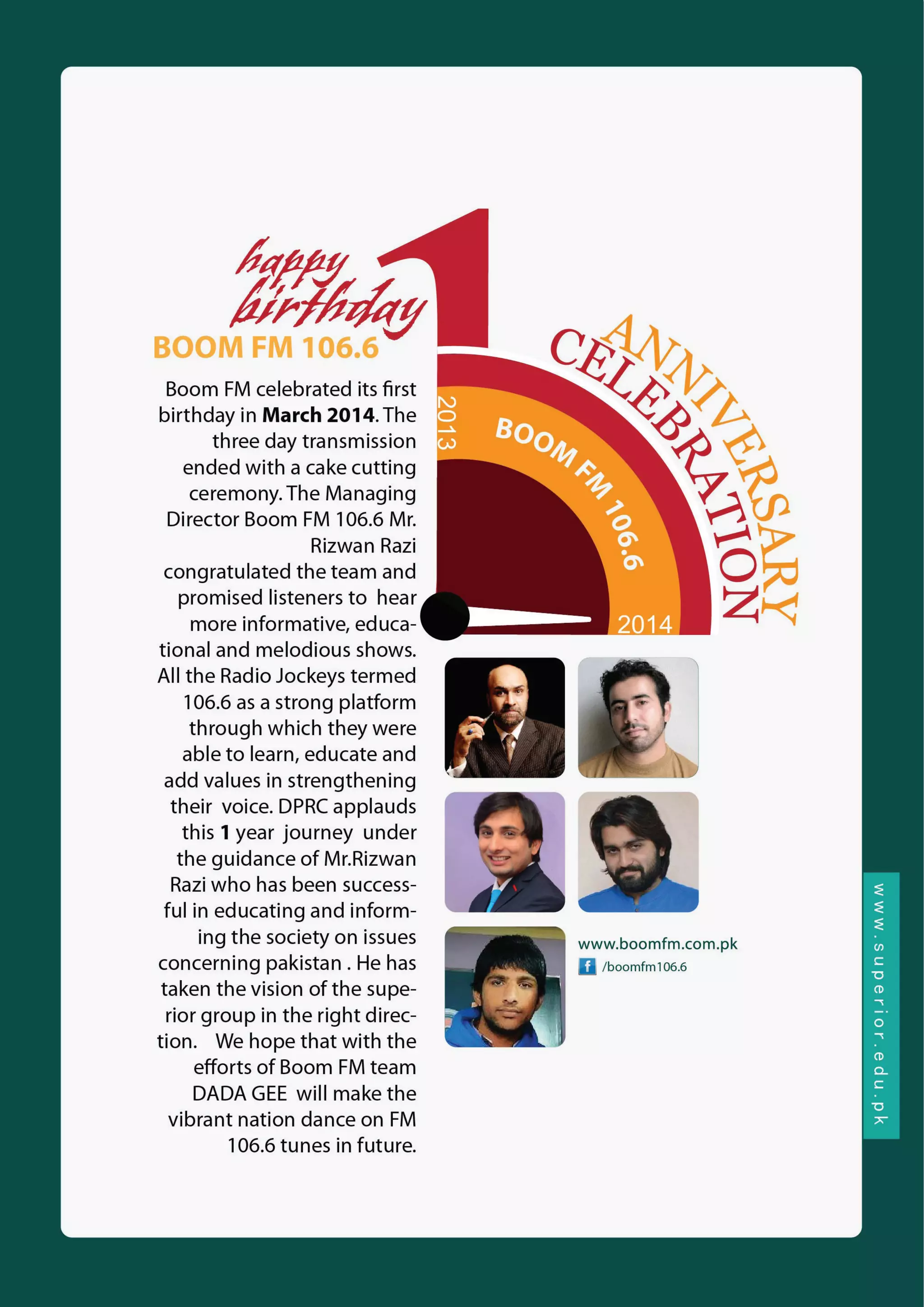 Superiority E - Newsletter April Edition 2014