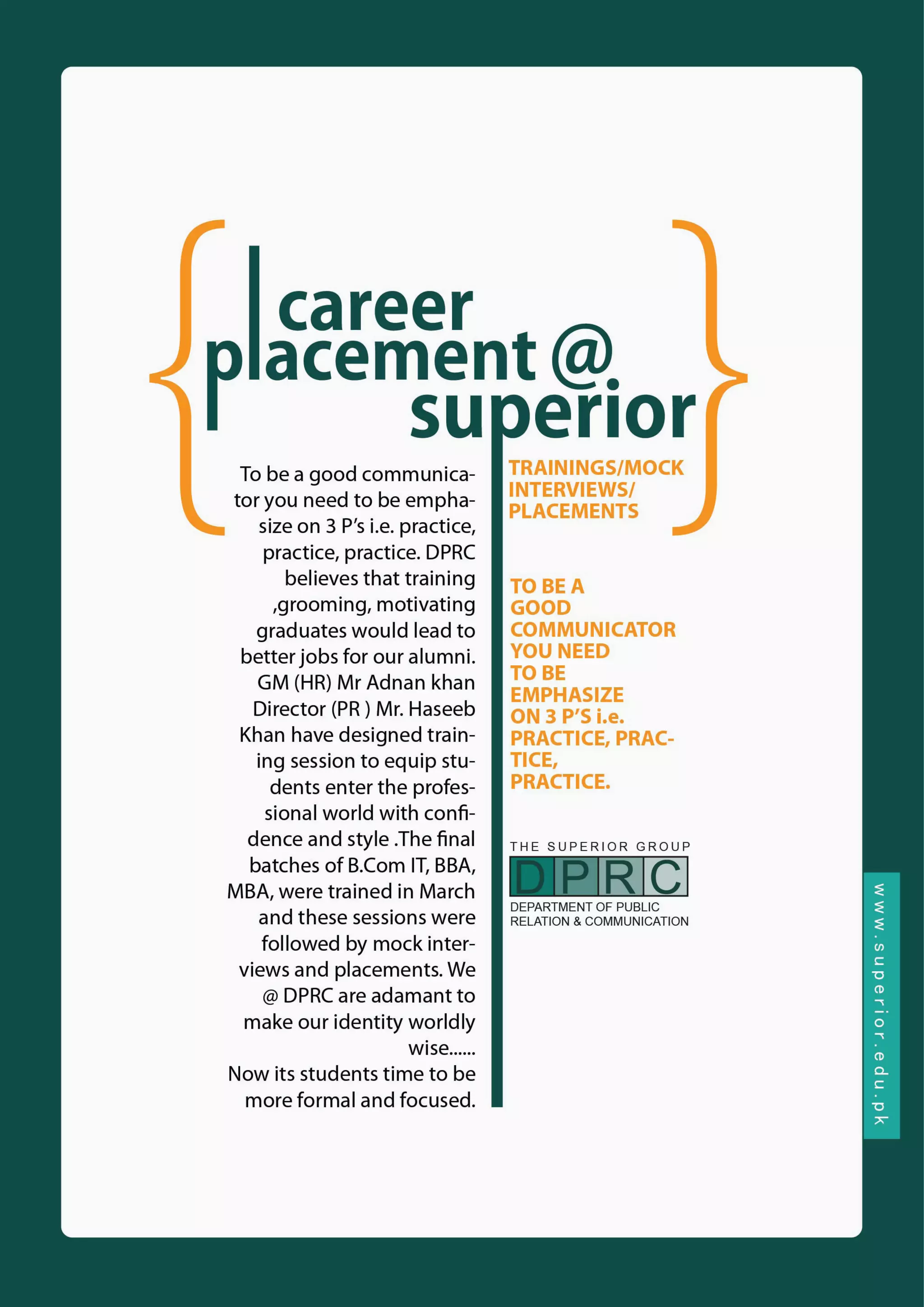 Superiority E - Newsletter April Edition 2014