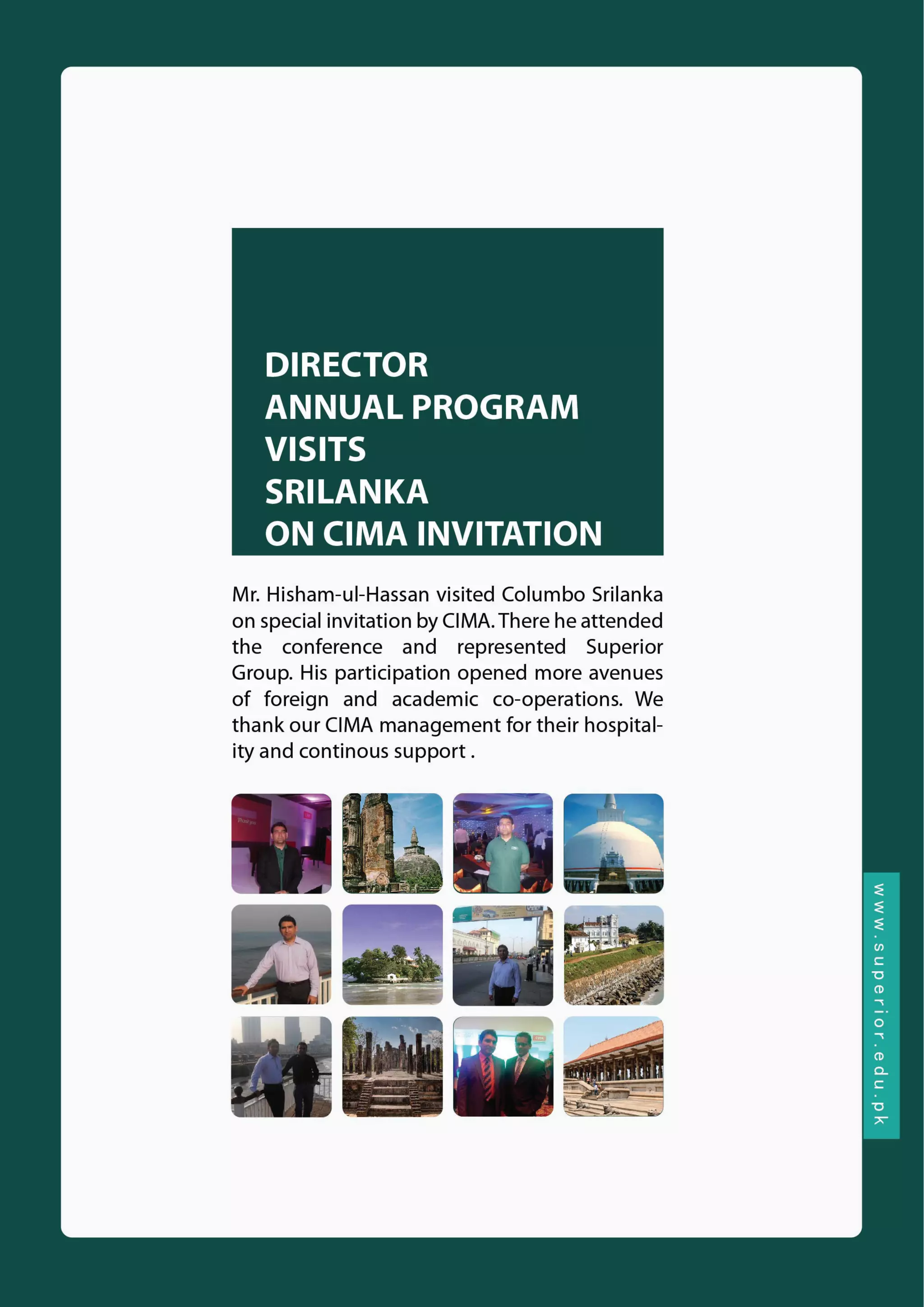 Superiority E - Newsletter April Edition 2014