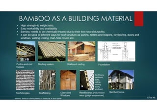 Bamboo introduction and overview in construction | PDF