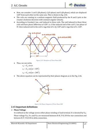 Basic Electrical Engineering- AC Circuit | PDF