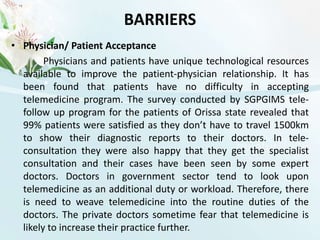 The hospitals get revenue from the reference made from the remote locations.